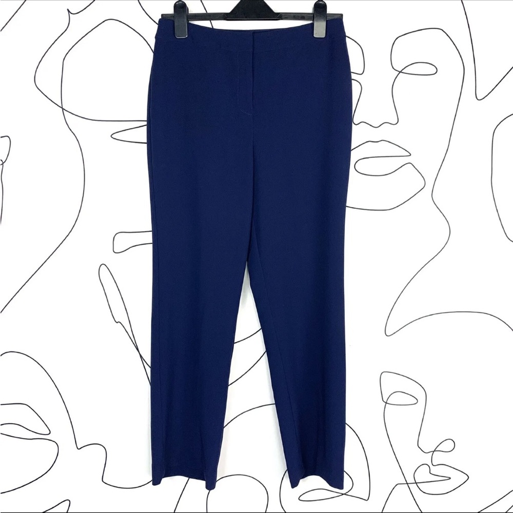 St. John Straight Leg Pants - Deep Blue